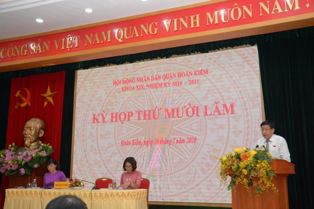 Phê chuẩn miễn nhiệm PCT HĐND quận Hoàn Kiếm đối với bà Phạm Thị Thu Thủy